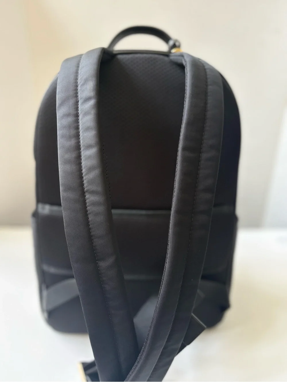 Michael Kors Sable Large Nylon Backpack Black/Gold  Brand New With Tag